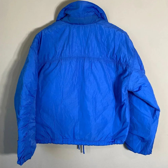 NWOT Free People FP Movement Off the Bleachers Coaches Jacket Women's Small Blue - Picture 13 of 16